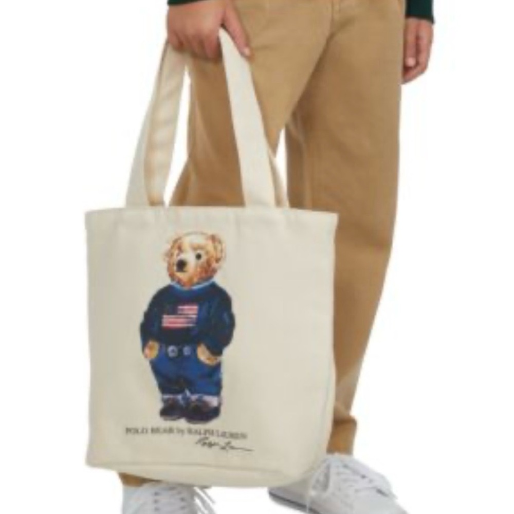 Ralph Lauren Polo Bear Tote, NWT